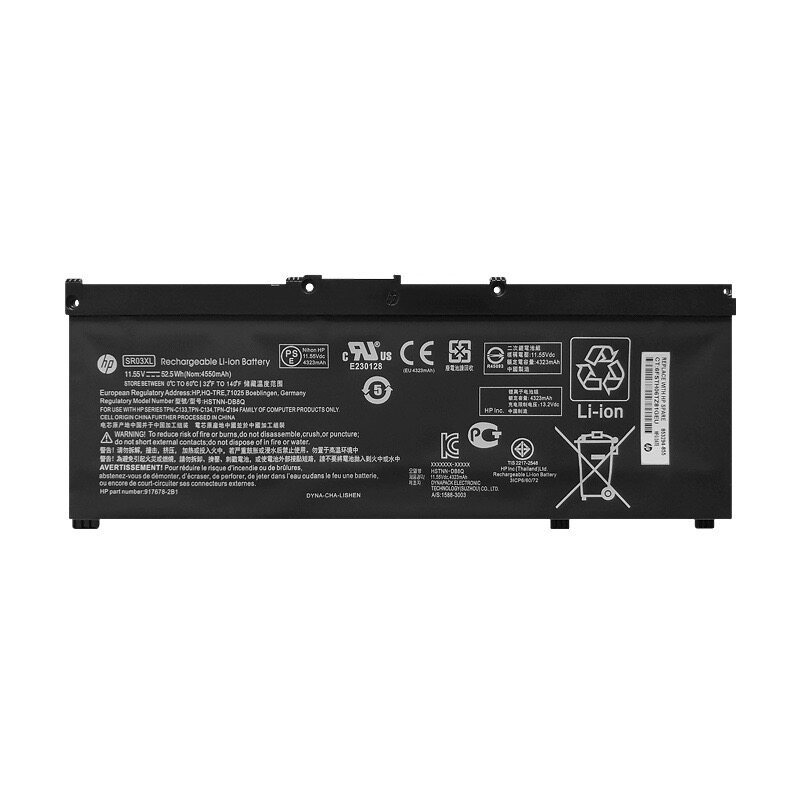 HP 15-CX CB CE SR03XL 15-DC0094TX DC0008TX CX0003NG CX0060TX CX0077TX 15-CX0150TX CX0153TX CX0183TX 
