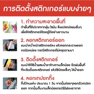 (D211) สติกเกอร์ไดคัทบอกเวลาเปิดปิดร้าน ชื่อร้าน, เวลาเปิด-ปิด และ เบอร์โทร สติกเกอร์ PVC *แจ้งแก้ไขเวลาก่อนสั่งซื้อ*
