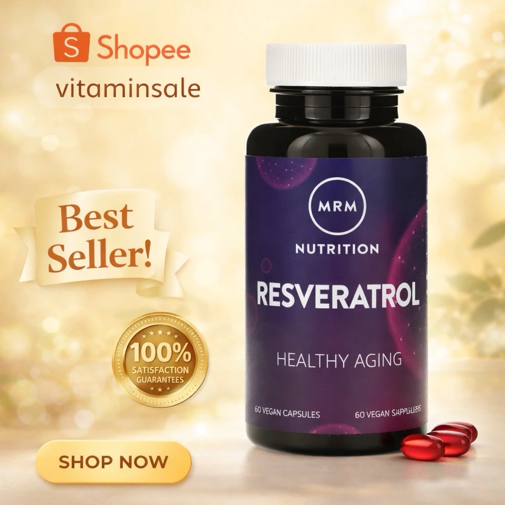 MRM Resveratrol 100mg 60 แคปซูล วีแกน