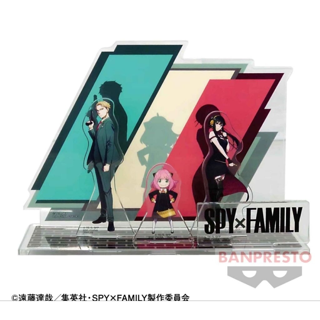 SPYxFAMILY Standy Acrylic ใหญ่ Banbresto มือ1