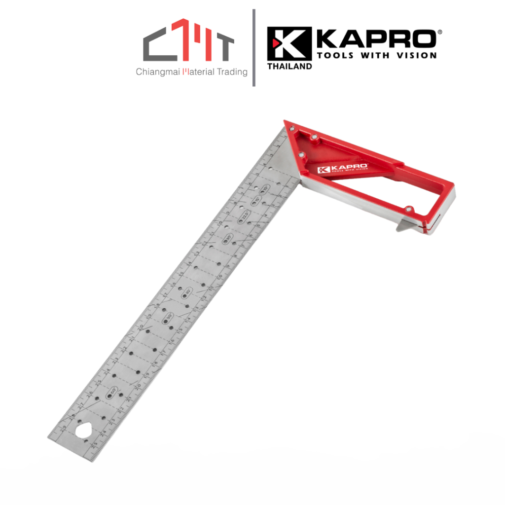 KAPRO ฉากเหล็กสแตนเลส ขนาด 10",12",16" No.353 LEDGE-IT Try & Mitre SQUARE