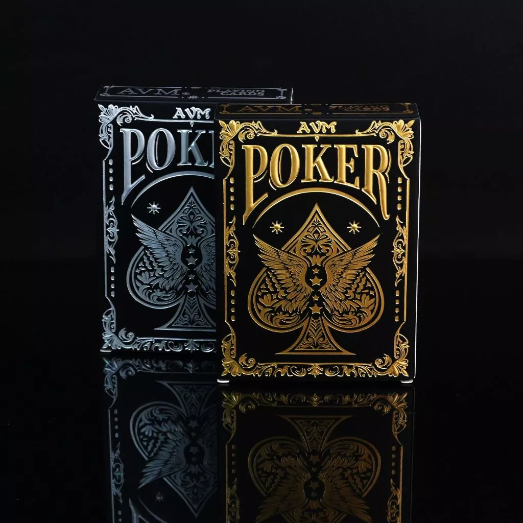 การ์ดเล่นเกมPVCคุณภาพสูงบัตรพลาสติกสีทองคุณภาพสูงสำหรับความบันเทิงในครอบครัวปาร์ตี้