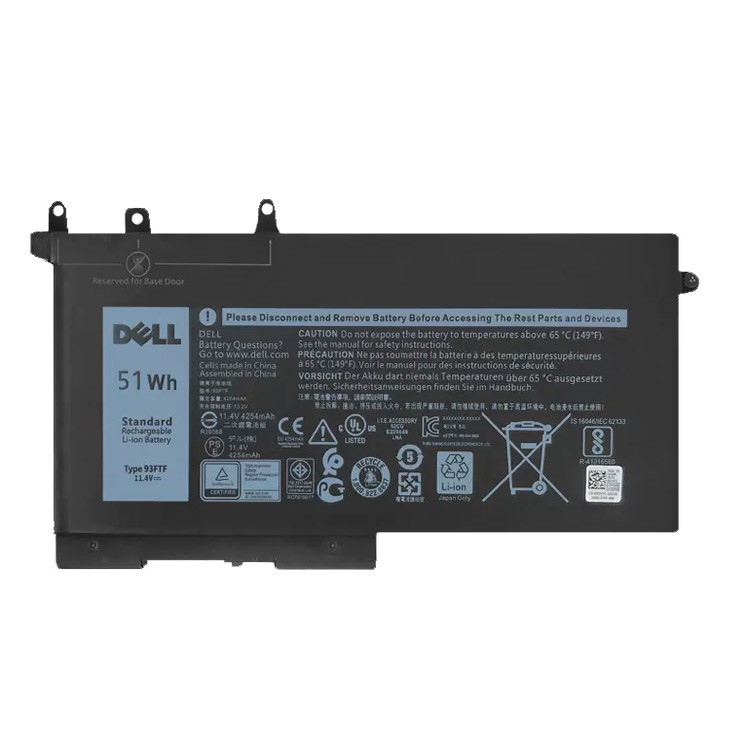 LAPTOP Replacement Battery 93FTF 3DDDG 15 3520 3530 51WH 2in1 model LAPTOP BATTERY