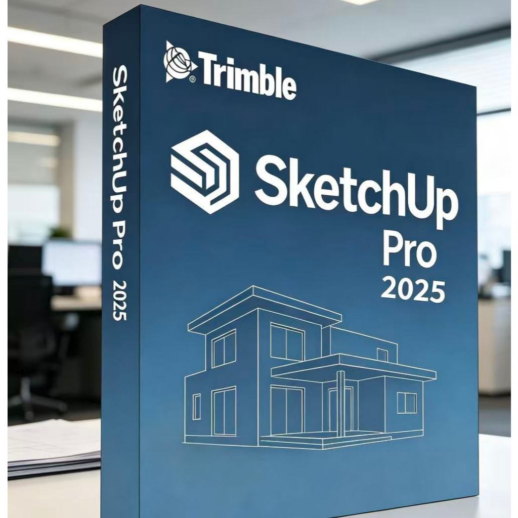 Sketchup Pro 2025 + ฟรี V-Ray 7 โปรแกรมออกแบบบ้านสำหรับ Windows และ Mac