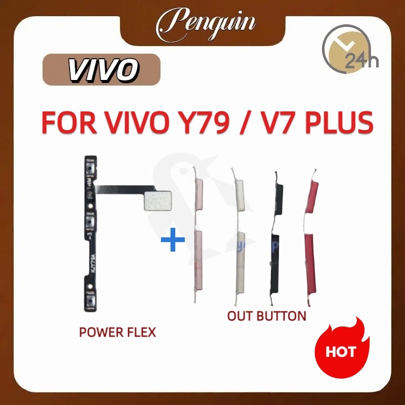 ON OFF VIVO V7Plus / V7 / Y79 อะไหล่แพรสวิตช์ ปิดเปิด Power on-off (ได้1ชิ้นค่ะ) อะไหล่มือถือ คุณภาพดี vivo v7 Plus