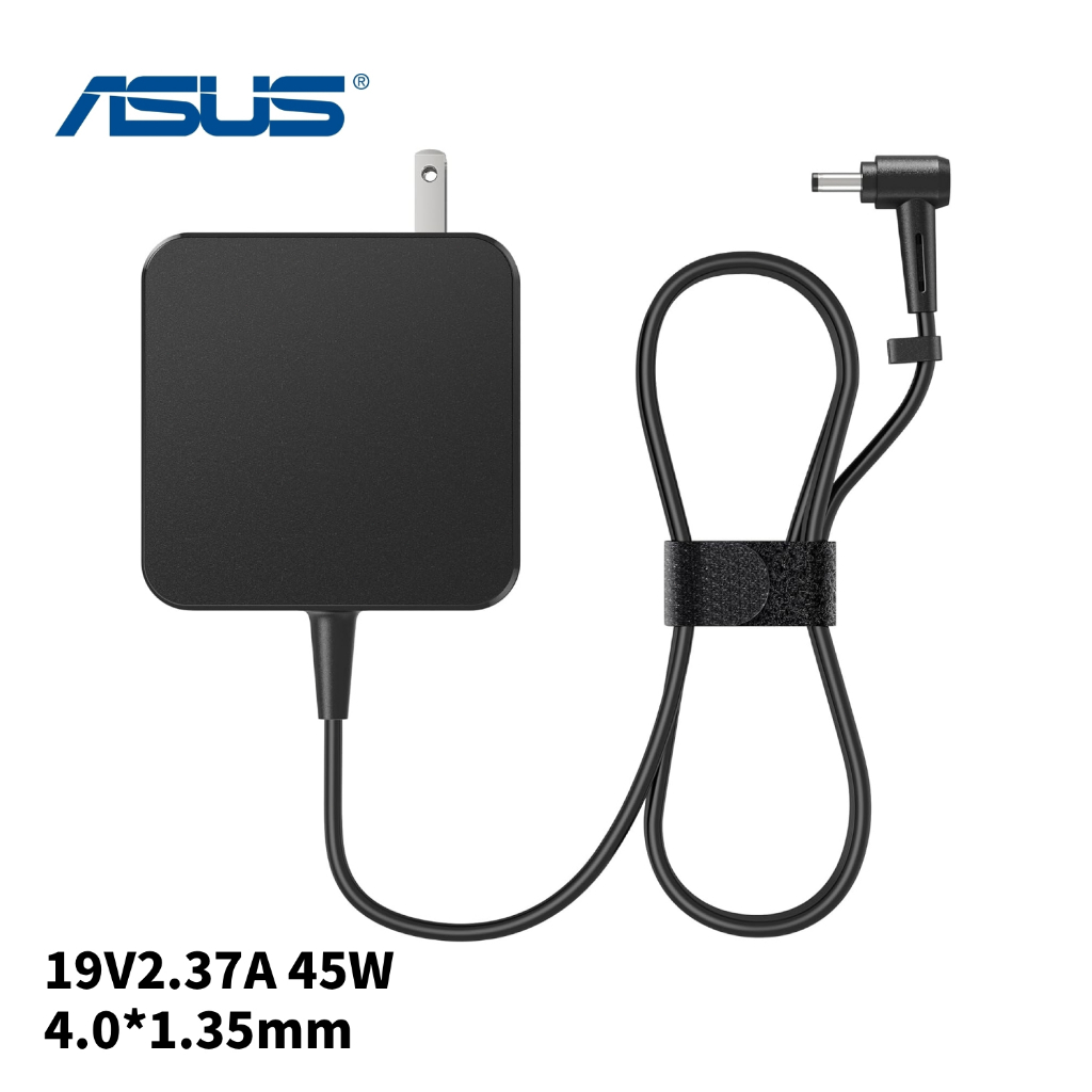 อะแดปเตอร์โน๊ตบุ๊ค ASUS 45W 19V2.37A 4.0*1.35mm Vivobook 14 15 17 Flip 14 S13 GO 12 Laptop Adapter