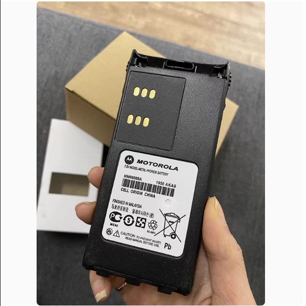 แบตเตอรี่โมโตโรล่า GP328 GP338 PTX760 อินเตอร์คอมแบตเตอรี่ลิเธียม HNN9008a อุปกรณ์ชาร์จ