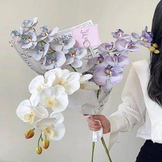 🌸ซื้อเยอะลดเยอะ🌸 ดอกไม้ประดิษฐ์ ต้นไม้ปลอม ต้นไม้ปลอมใหญ่ 3Dผลลัพธ์ ความจำลอง 99% สำหรับตกแต่งบ้านและสว แซมดอกไม้ปลอม