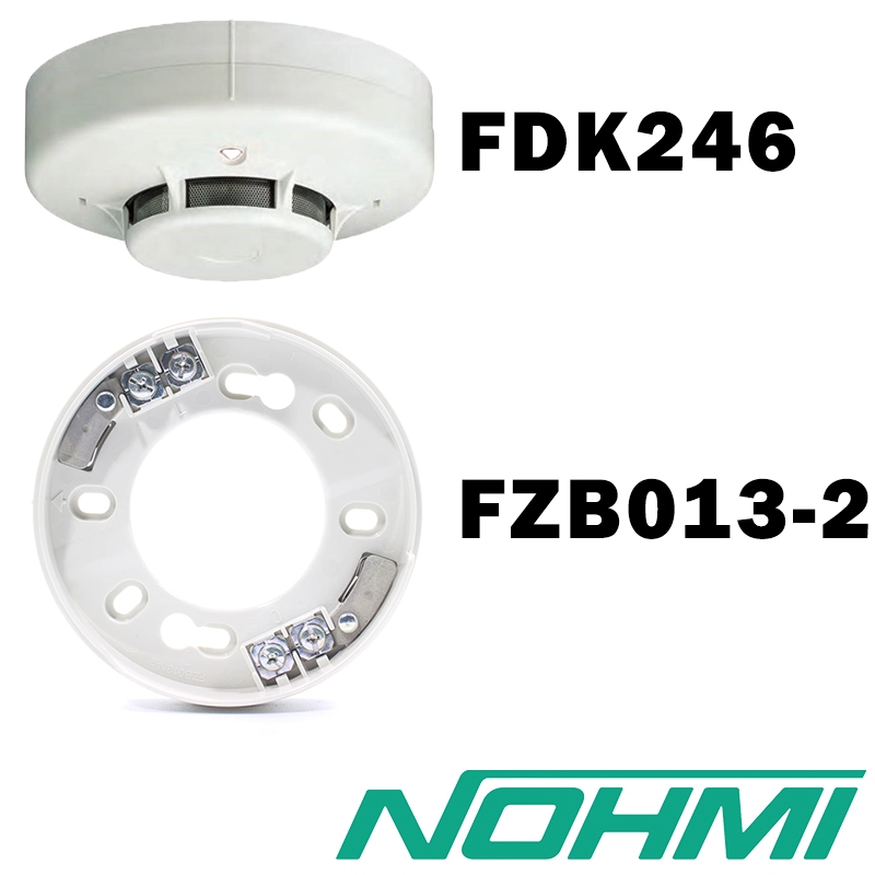 FDK246 + ฐาน (FZB013-2) PHOTOELECTRIC SMOKE DETECTOR  สี NAW ″NOHMI″