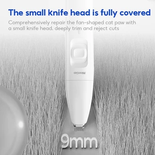 MeeGoo เครื่องตัดขนสัตว์เลี้ยง Pet Trimmer แบบไร้สาย เสียงเบา สำหรับสัตว์เลี้ยง แมว สุนัข