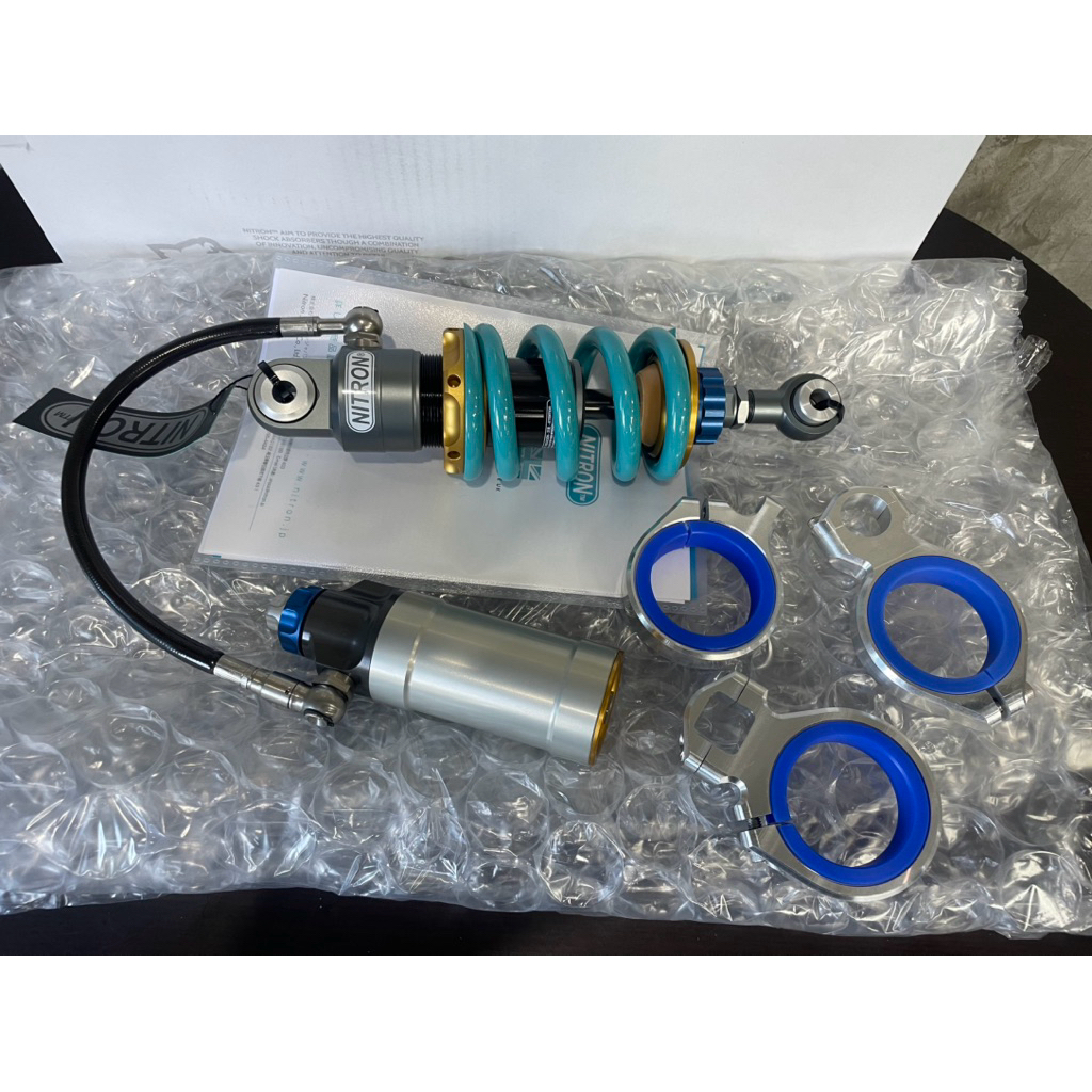 หูยึดกระปุกโช๊คหลังไนตรอน Nitron แบบบกันรอย ซุปเปอร์ลีนอย่างดี สำหรับ KR SER LS