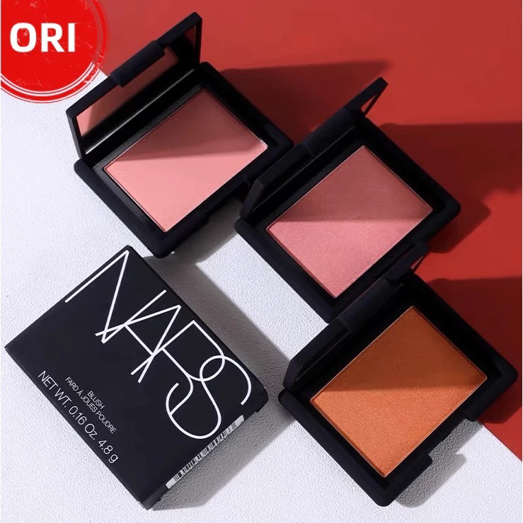 แท้100%NARS Bright Color Blush/Rouge 4.8g Orgasm#4013/Deep Throat#4016 บลัชออน/ควบคุมความมัน/แมตต์