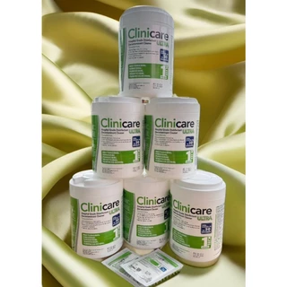 แผ่นเช็ดทำความสะอาดอเนกประสงค์ ทิชูเปียก Clinicare