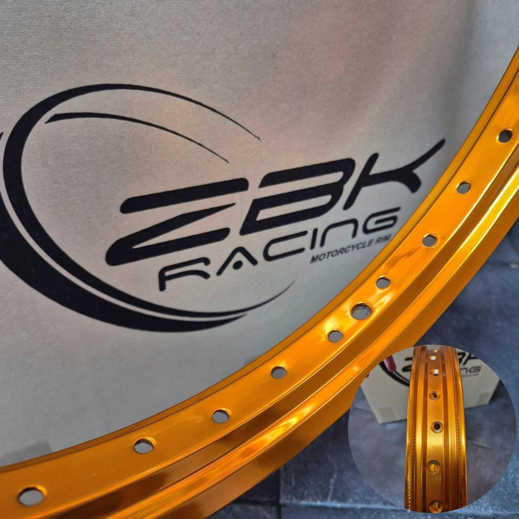 ZBKRacing ล้อZBK AKRONT MORAD SPAIN🇪🇸สีทองล้วน ปี10เนื้อมันฉ่ำ(ตัวท็อปPremium)