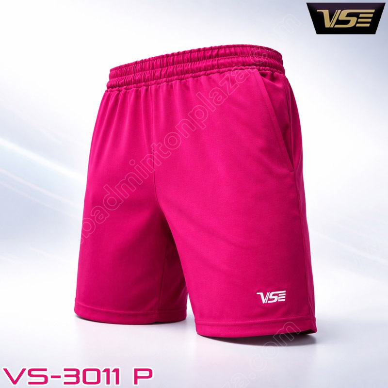【 ของแท้ 💯% 】กางเกงกีฬาแบดมินตันขาสั้น VS VENSON รุ่น 3011 สีชมพูบานเย็น (VS3011P)