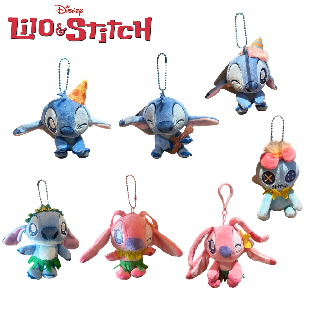 พวงกุญแจ สติช แองเจิ้ล คละแบบ / Stitch & Angel 4 นิ้ว