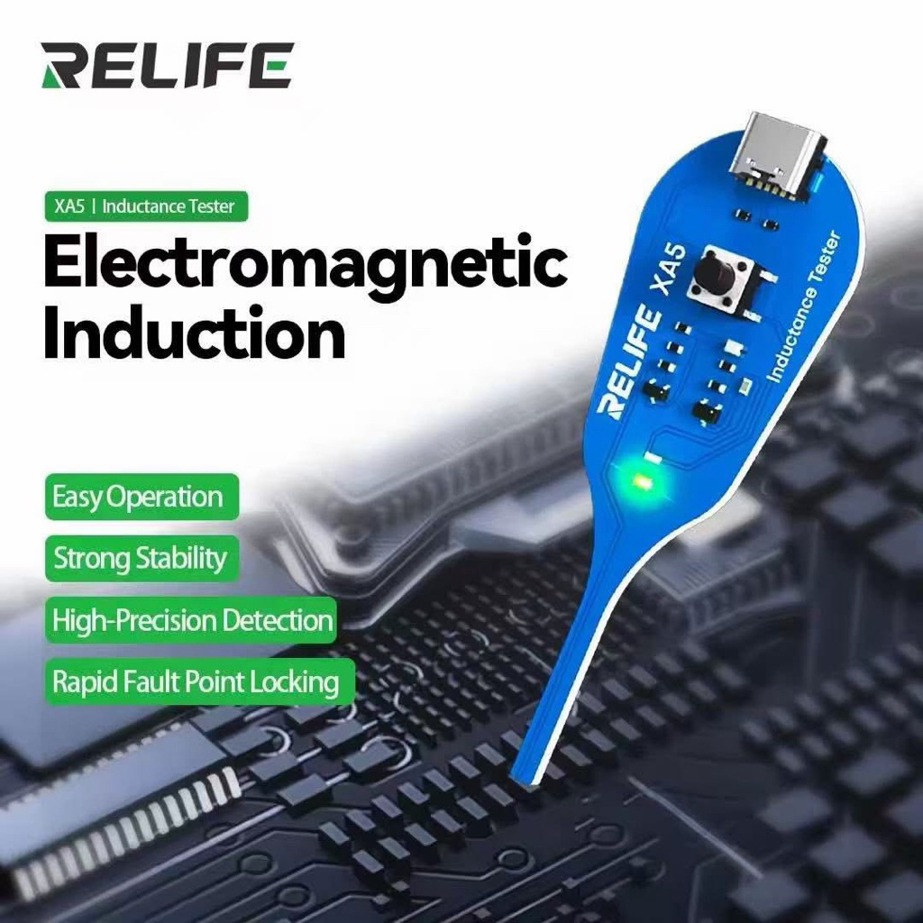 RELIFE XA5 Inductance Tester เครื่องทดสอบอินดักแตนซ์ สำหรับซ่อมโทรศัพท์มือถือ อุปกรณ์อิเล็กทรอนิกส์