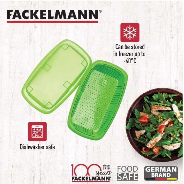 กล่องถนอมอาหาร กล่องเก็บผักผลไม้ ฝาปิด 30 CM. EASYBIGBOX RECTANGULAR PLASTIC STORAGE BOWL WITH COVER