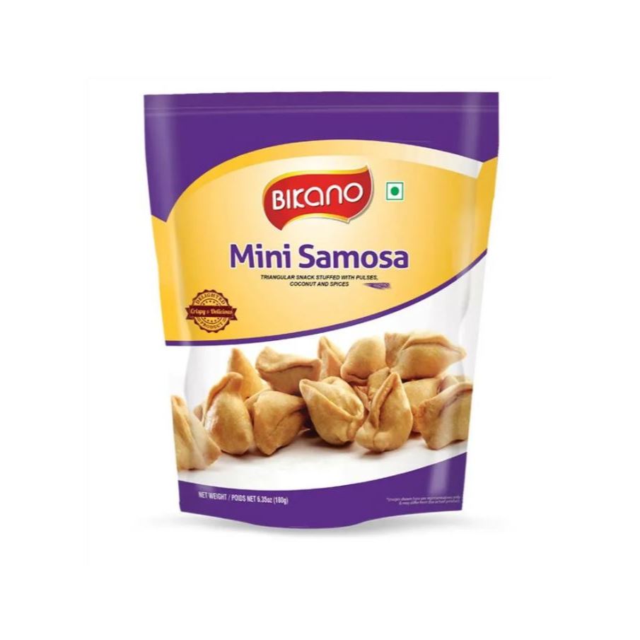 Bikano Mini Samosa | Triangular Snacks | 180 Gm