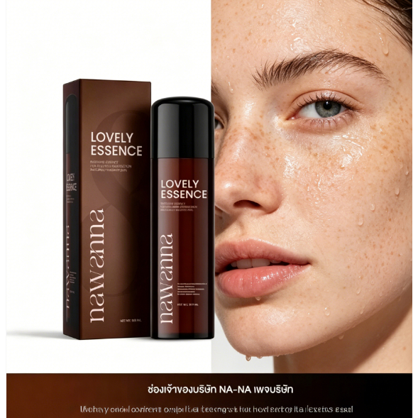[พร้อมส่ง] น้ำตบคุณโจ้ NAWANNA เลิฟลี่ เอสเซนส์ ลดเลือนฝ้ากระ ผิวชุ่มชื้น เหมาะกับผิวแพ้ง่าย 1 ขวด / 3 ขวด