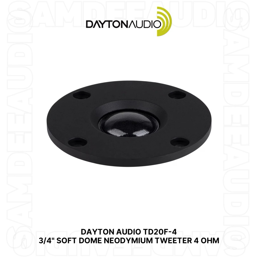 (ราคาต่อ1ข้าง)/Dayton Audio ND20FA-6 3/4" Neodymium Dome Tweeter