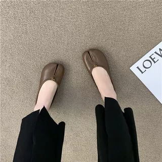 ModShoe รองเท้ากีบหมู tabi หนังนุ่ม ใส่สบาย พื้นแบน ปรับแพทเทิลเป๊ะขึ้น