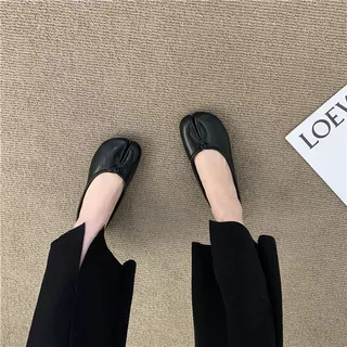 ModShoe รองเท้ากีบหมู tabi หนังนุ่ม ใส่สบาย พื้นแบน ปรับแพทเทิลเป๊ะขึ้น
