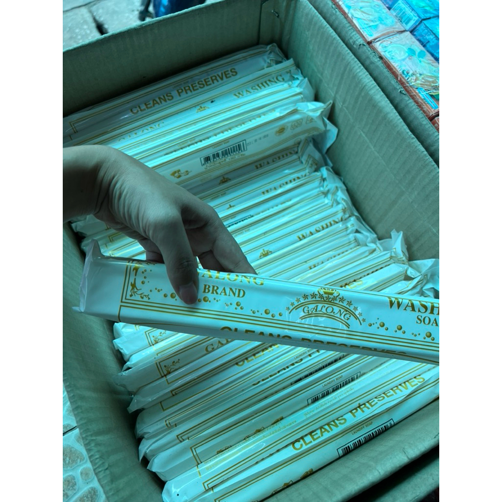 สบู่ซักผ้าขาว สบู่กาลอง GALONG [1 แพ็ค 6 ชิ้น]‼️