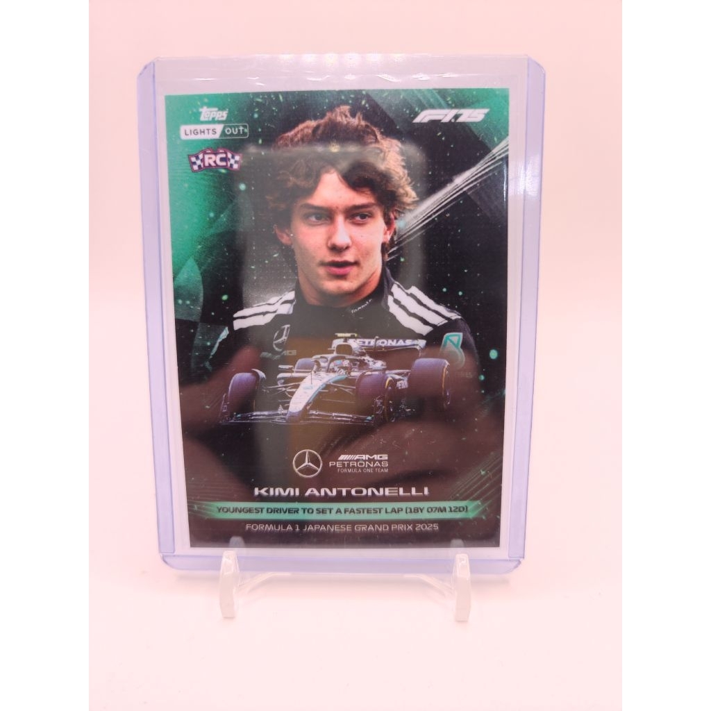 การ์ด f1 topps lights out 2025 kimi antonelli