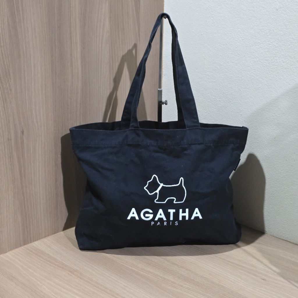 กระเป๋าผ้า แคนวาส AGATHA PARIS งานมือ 2
