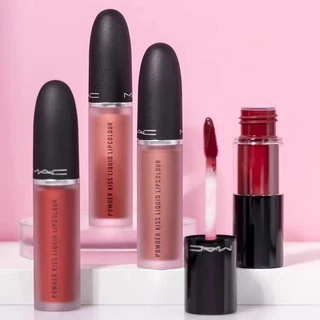 MAC Powder Kiss Liquid Lipcolour Full Size 5ml #988 #991 #997 #998 / Liquid Lip Matte Banyak warna