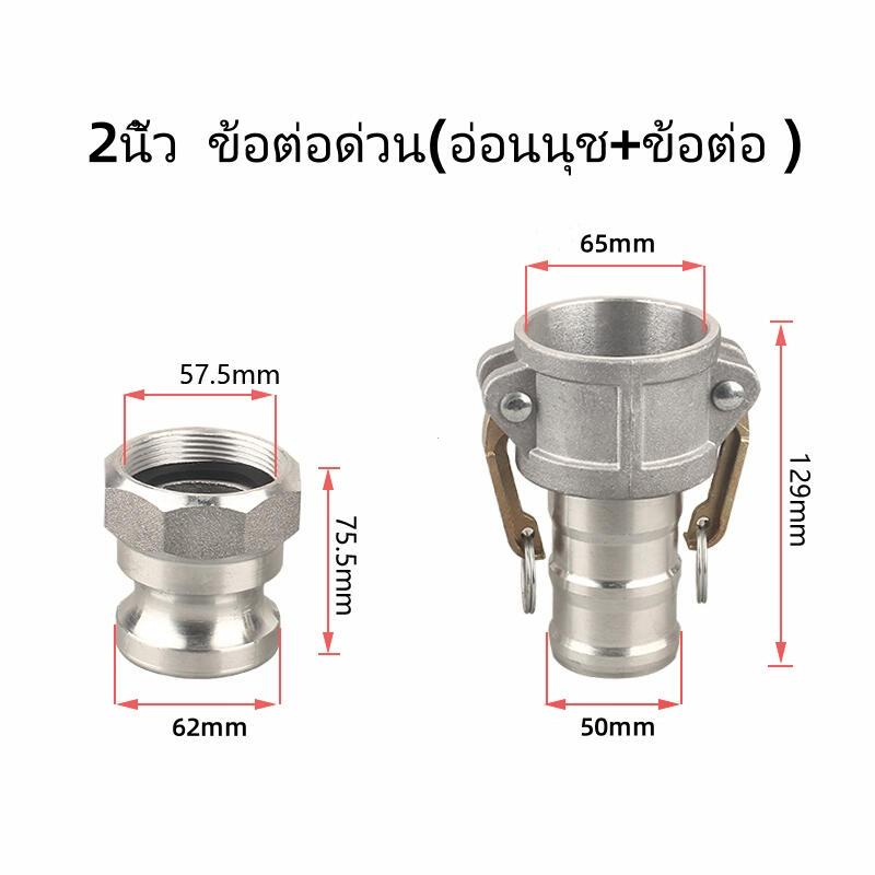 ข้อต่อสวมเร็วอลูมิเนียม หูล็อคควิกคัปปลิ้ง รูปที่ 7