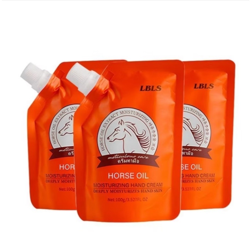 C.349.ครีมทามือและเท้า Horse Oil vaseliness 100g น้ำมันบำรุงผิวพรรณ ผิวนุ่ม ชุ่มชื่น