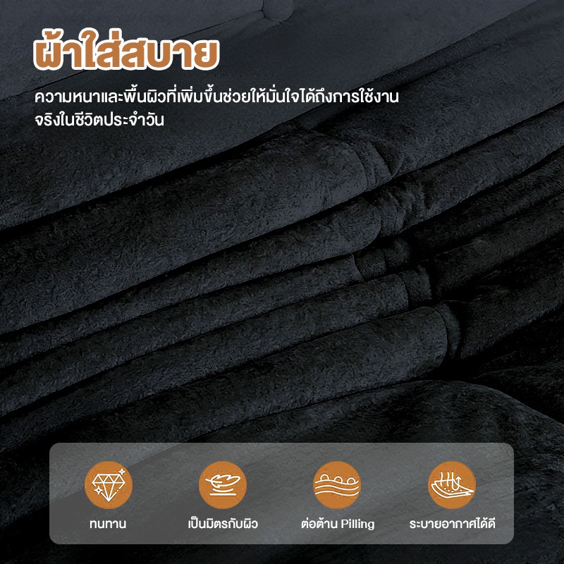 GREAME โซฟา โซฟาหนอนนุ่ม เก้าอี้โซฟาพักผ่อนขี้เกียจ โซฟาเบดสำหรับนั่งและนอน แข็งแรงและทนทาน โซฟาเบดเดี่ยว รูปที่ 4