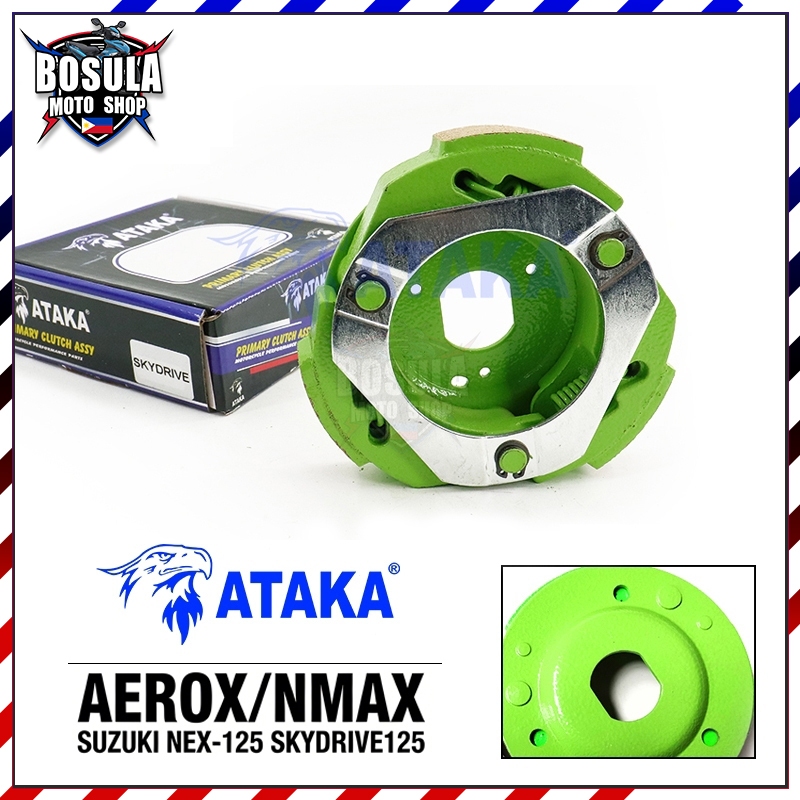 ATAKA คลัชก้อน YAMAHA AEROX155 NMAX GY6-125 คลัขแรงเหวี่ยง SUZUKI NEX-125 SKYDRIVE125 คลัท3ก้อน SUZUKIคลัช ผ้าคลั