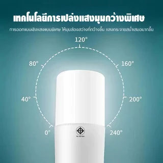 หลอดไฟ LED STICK E27 10W 15W 20W 25W แสงขาว 6500K ทรงกระบอก ประหยัดไฟ มี มอก. อายุการใช้งาน 50000 ชั่วโมง