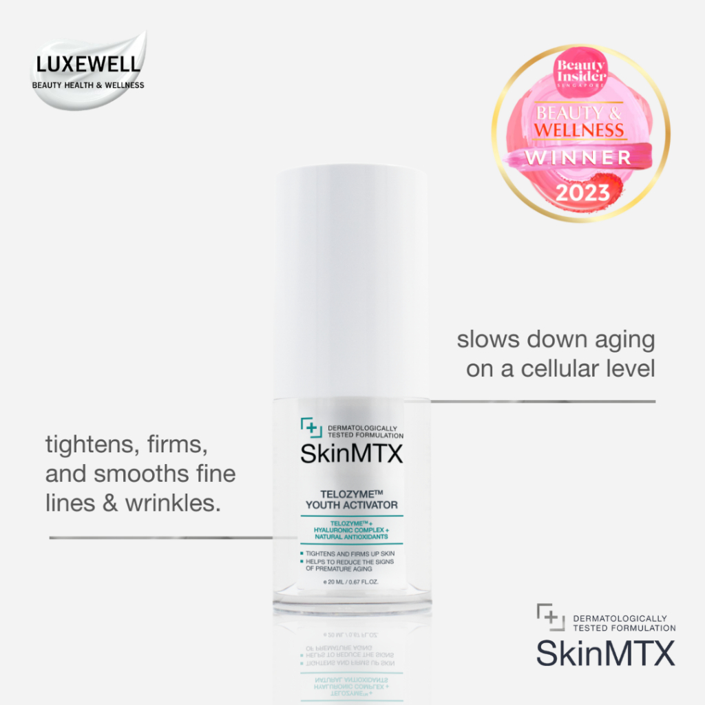 SkinMTX TeloZyme Youth Activator 20ml เซรั่มชะลอวัย ลดริ้วรอย นำเข้าจากสวิตเซอร์แลนด์ (ของแท้100%)