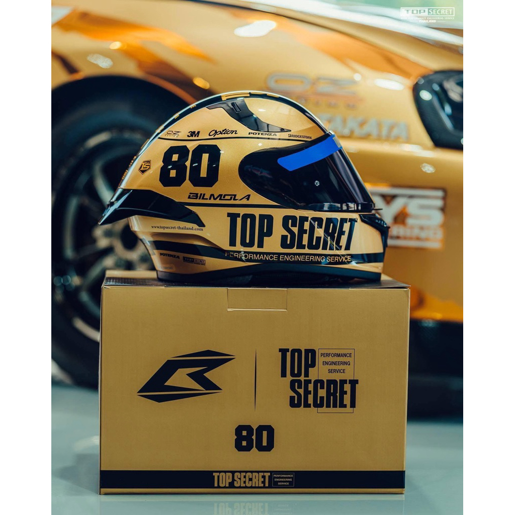 [ส่งด่วน กทม 🚗✨ใช้โค้ด30%ได้] ✨ หมวกกันน็อก TOPSECRET x Bimola Helmet รุ่น 80 ลิมิเต็ด 🔥 ลขสิทธิ์แท้ มือ1