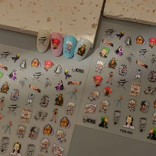 พร้อมส่งจากไทย!! สติกเกอร์ติดเล็บ สติกเกอร์ลายนูน สติกเกอร์ 5D ลายOne Piece สติกเกอร์ตกแต่ง ติดโทรศัพท์ติดสิ่งของน่ารัก