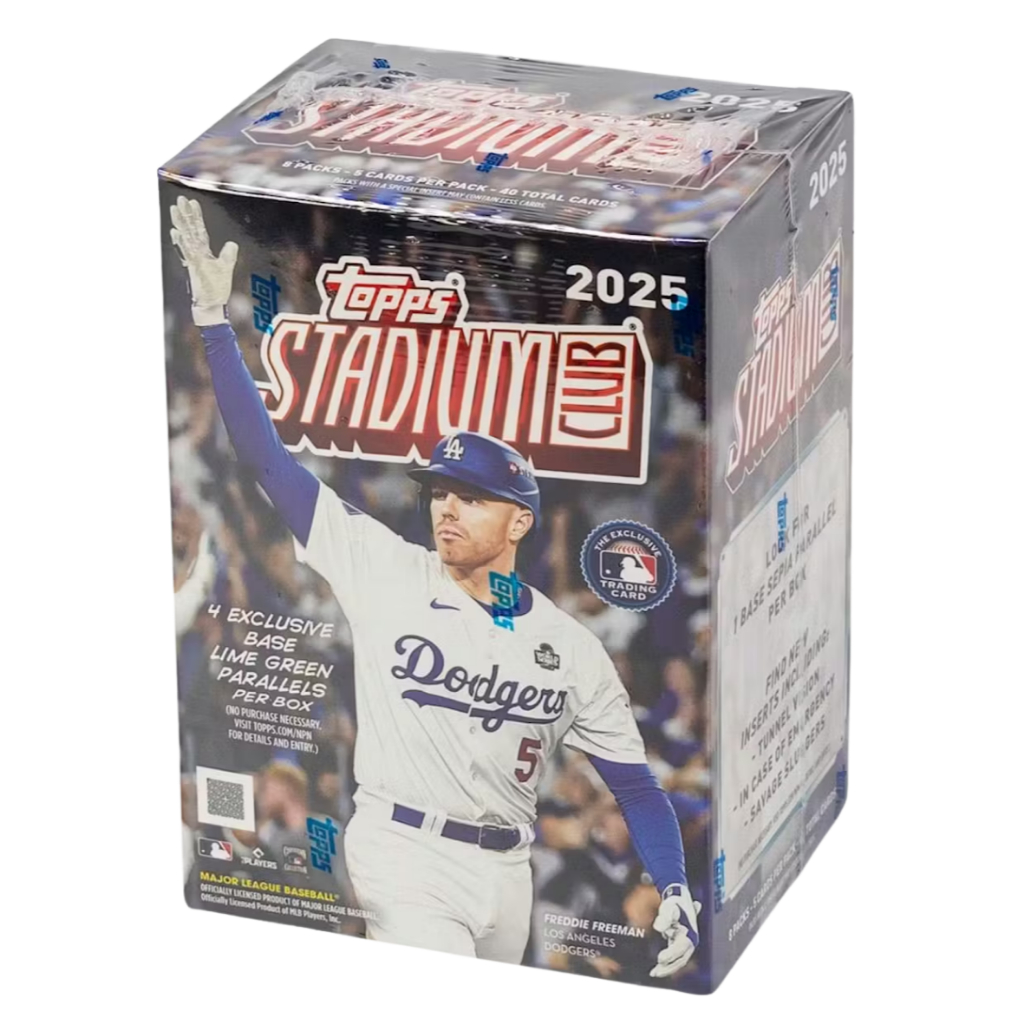 การ์ดสะสมเบสบอล 2025 Topps Stadium Club Baseball MLB Blaster Box