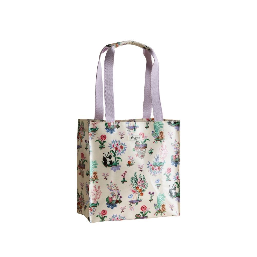Cath Kidston Female Medium Bookbag Chihuahua Island Cream