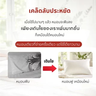 【จัดส่งฟรี】หมอนหนุน หมอนโรงแรม 5 ดาว ป้องกันไรฝุ่นและแบคทีเรีย 1000G แก้ปวดคอนอนหนุนเพื่อสุขภาพ นุ่ม หลับสบาย