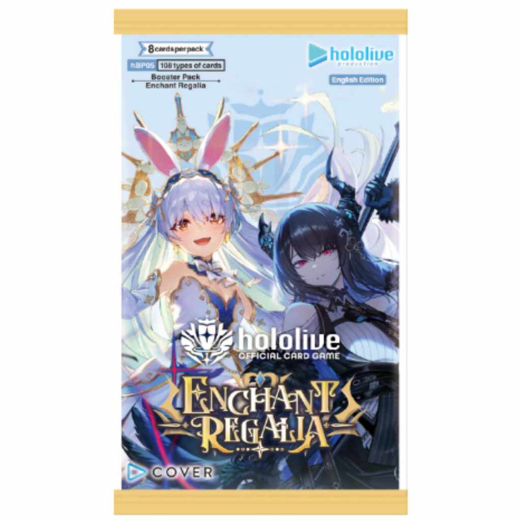 (1 ซอง) [EN] hololive OFFICIAL CARD GAME Booster Pack – Enchant Regalia - (ภาษาอังกฤษ)