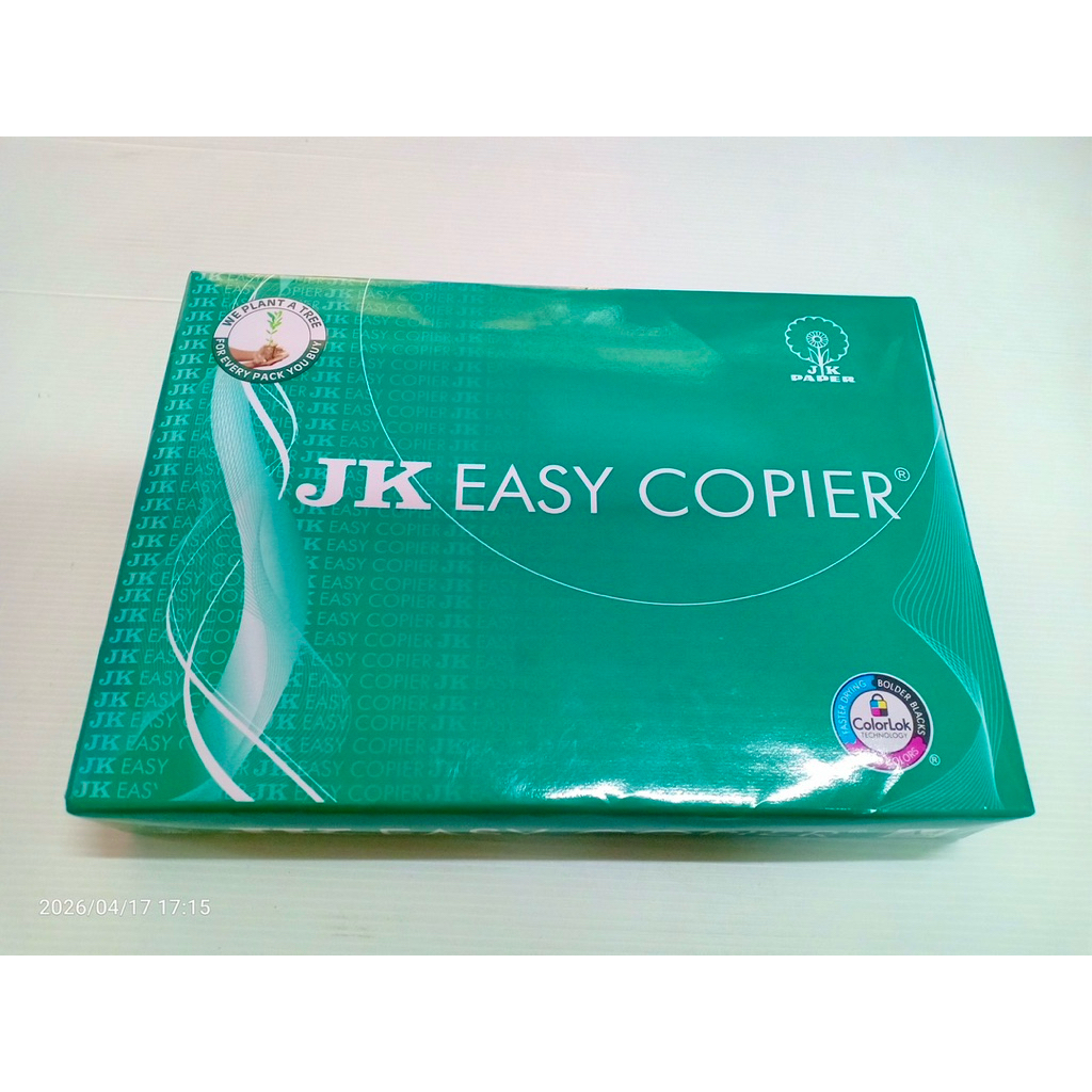กระดาษ A4 70g(500แผ่น) JK EASY แกรมเต็ม กระดาษถ่ายเอกสาร