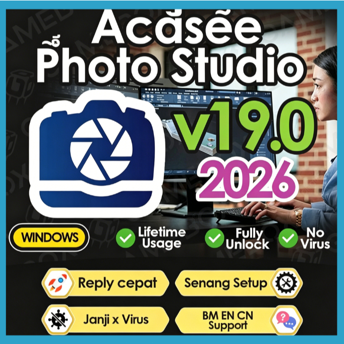 ACDSee Photo Studio 2026 v19.0 ตัวเต็ม ถาวร สำหรับ Windows