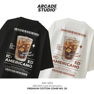 [🔥 ลายนี้พร้อมส่ง] ARCADE เสื้อ Iced Americano (ARC-0012) / เสื้อ Oversize เนื้อผ้า 100% Cotton Comb 190 GSM