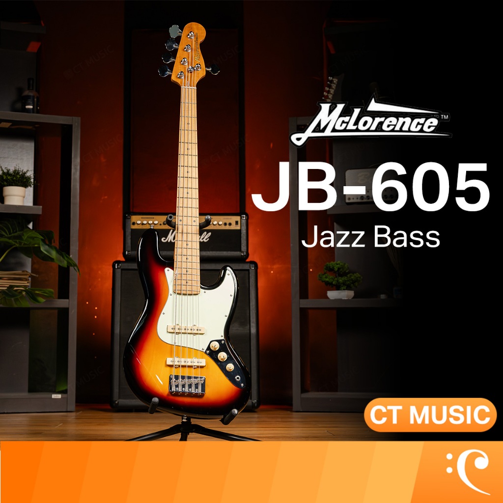 Mclorence Jazz Bass JB-605 เบสไฟฟ้า Electric Bass เบส