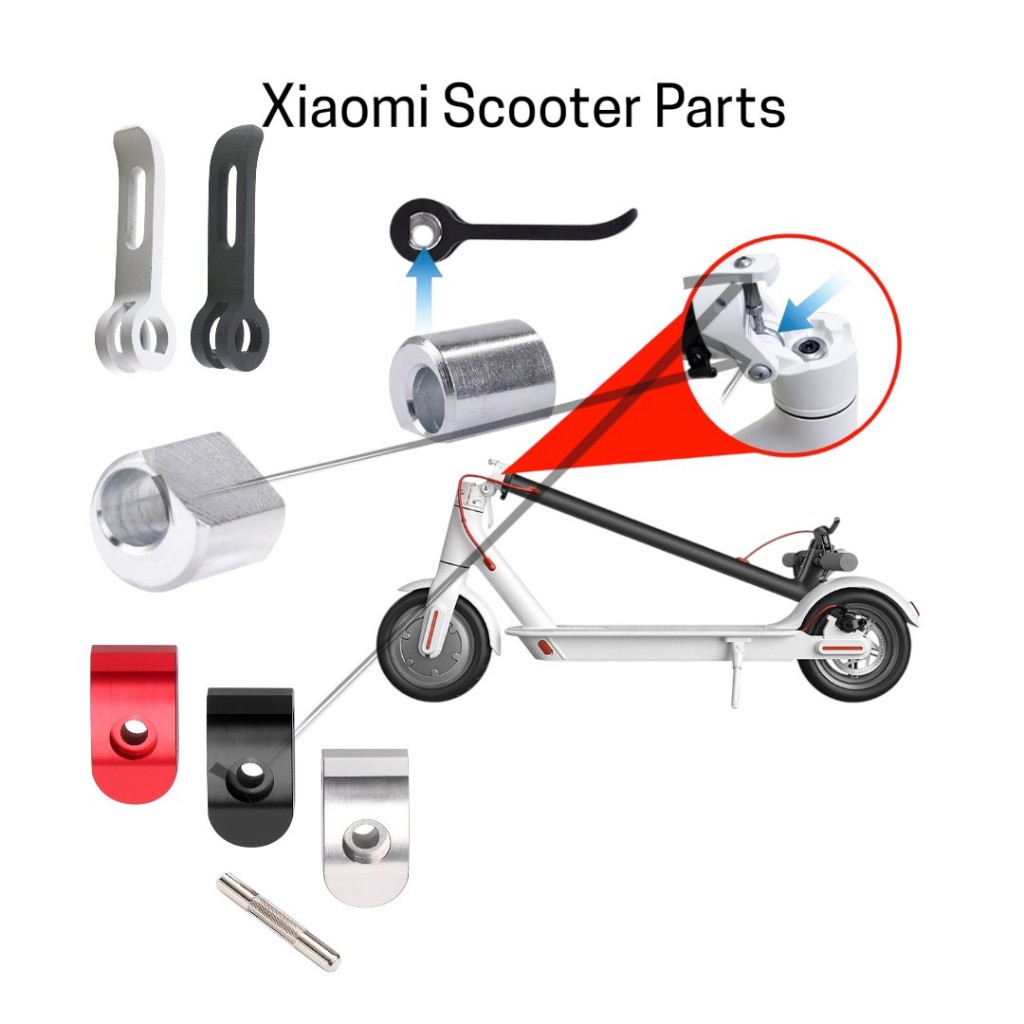ก้านโยกพับคอสกู๊ตเตอร์ Xiaomi บูชก้านโยกพับ ตะขอเกี่ยวล็อกคอพับ Xiaomi M365 / 1S / Pro / Pro 2 MI012