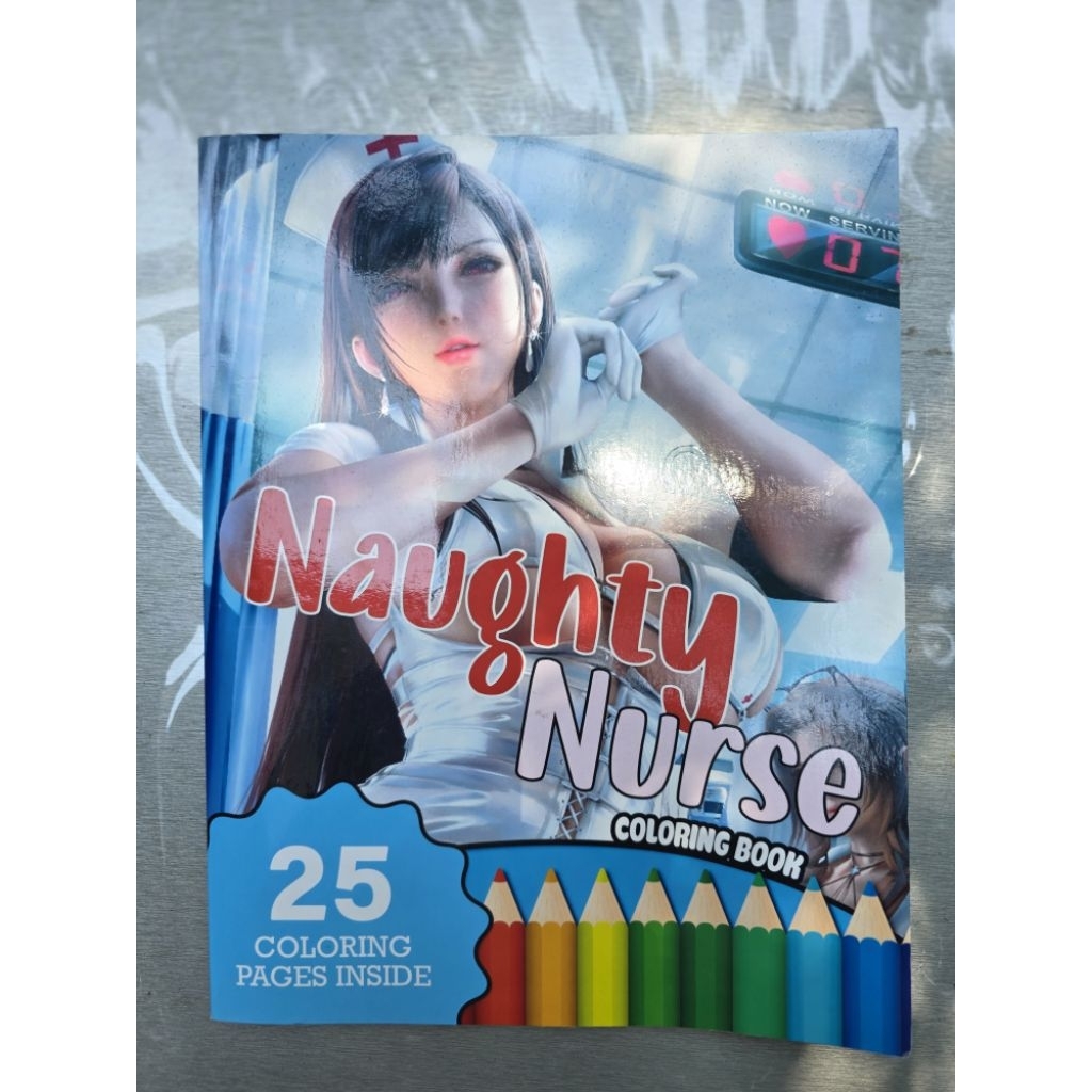 Book Naughty Nurse Coloring Book"