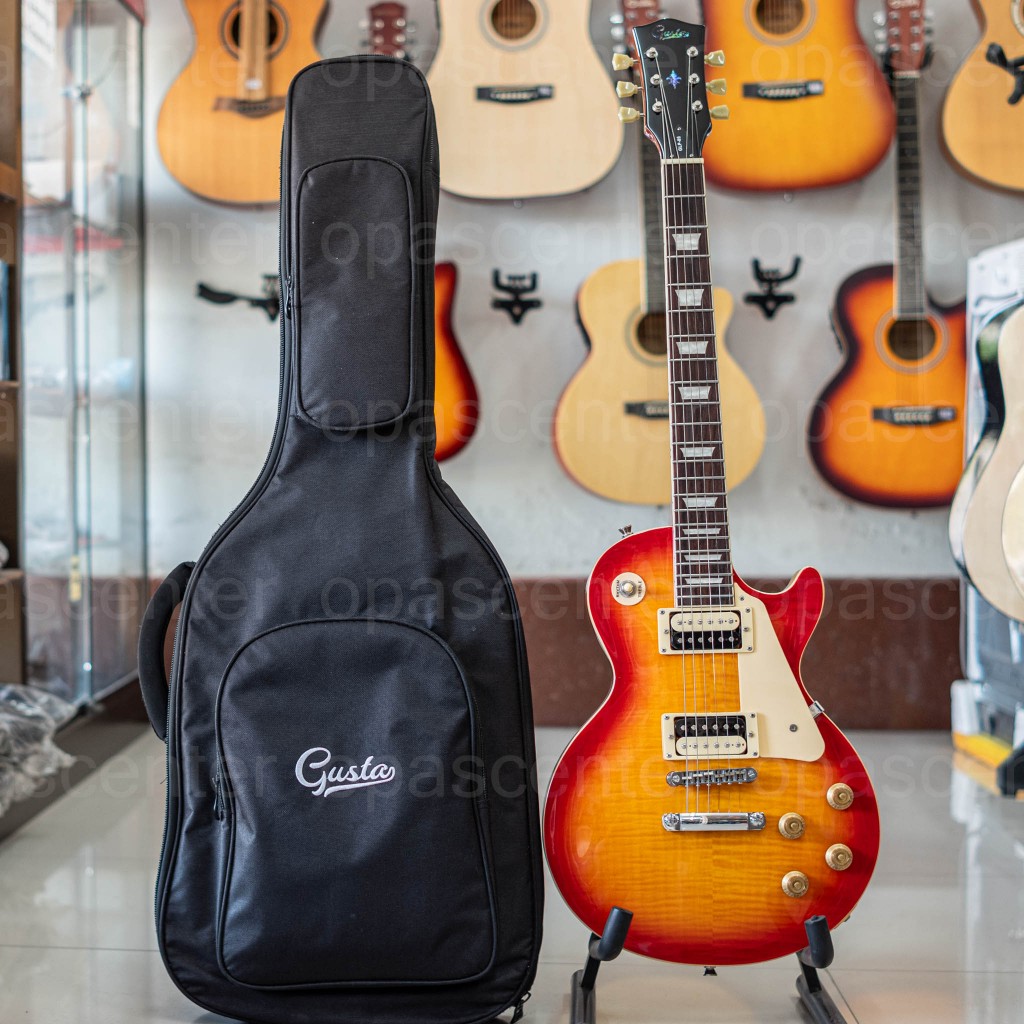 *มือสอง*กีตาร์ไฟฟ้า Electric Guitar Gusta GLP-05C มือสอง สภาพใหม่ มีแถมกระเป๋าหนา